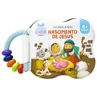 Livro Bíblico de Banho | Nascimento de Jesus | Livro de Banho em Oferta na Shopee