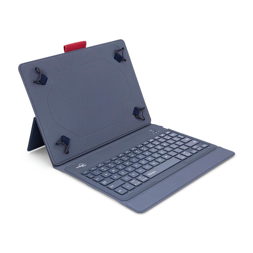 Capa iPad e Tablet com Teclado, Universal telas entre 9 e 11 polegadas, Azul, Originais iPlace em Oferta na Shopee