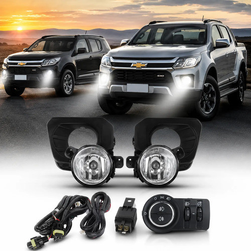 KIT S10 / TRAILBLAZER 2021 > 2024 COM GRADE, BOTÃO MOD. ORIGINAL C/ REGULAGEM