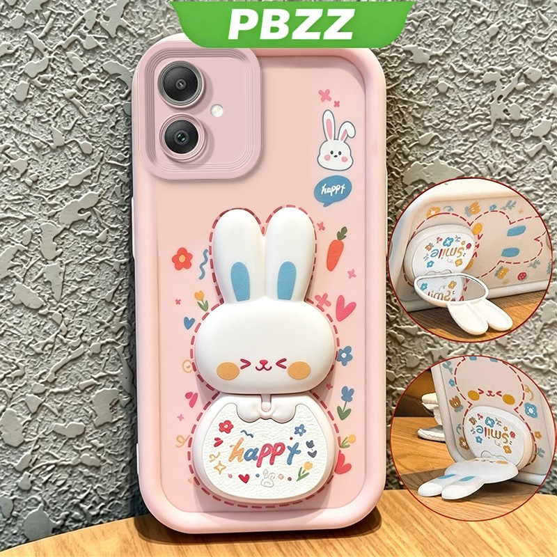 Capa Para samsung a06 a04 a04s a04e a05s a05 a07 A17 a16 5g capinha coelho suporte feminina JTXCETZJ2