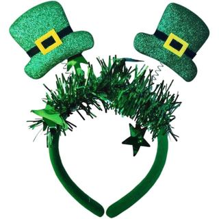 Tiara de Dia de São Patrício, Chapéu Verde, Acessórios de Fantasia para Mulheres