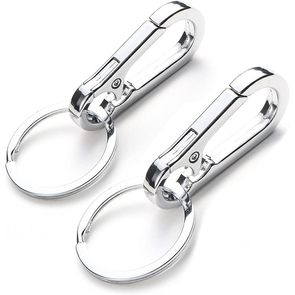 2 Clips para Etiquetas de Identificação de Cães, Clips Rápidos de Aço Inoxidável de Alta Resistência com Anéis, Suporte 