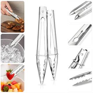 Kit 2 Pegador Culinário Multiuso Pinça Inox Kit cozinha pegadores
