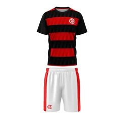 Uniforme Flamengo Infantil Conjunto Mini Craque Oficial Jr
