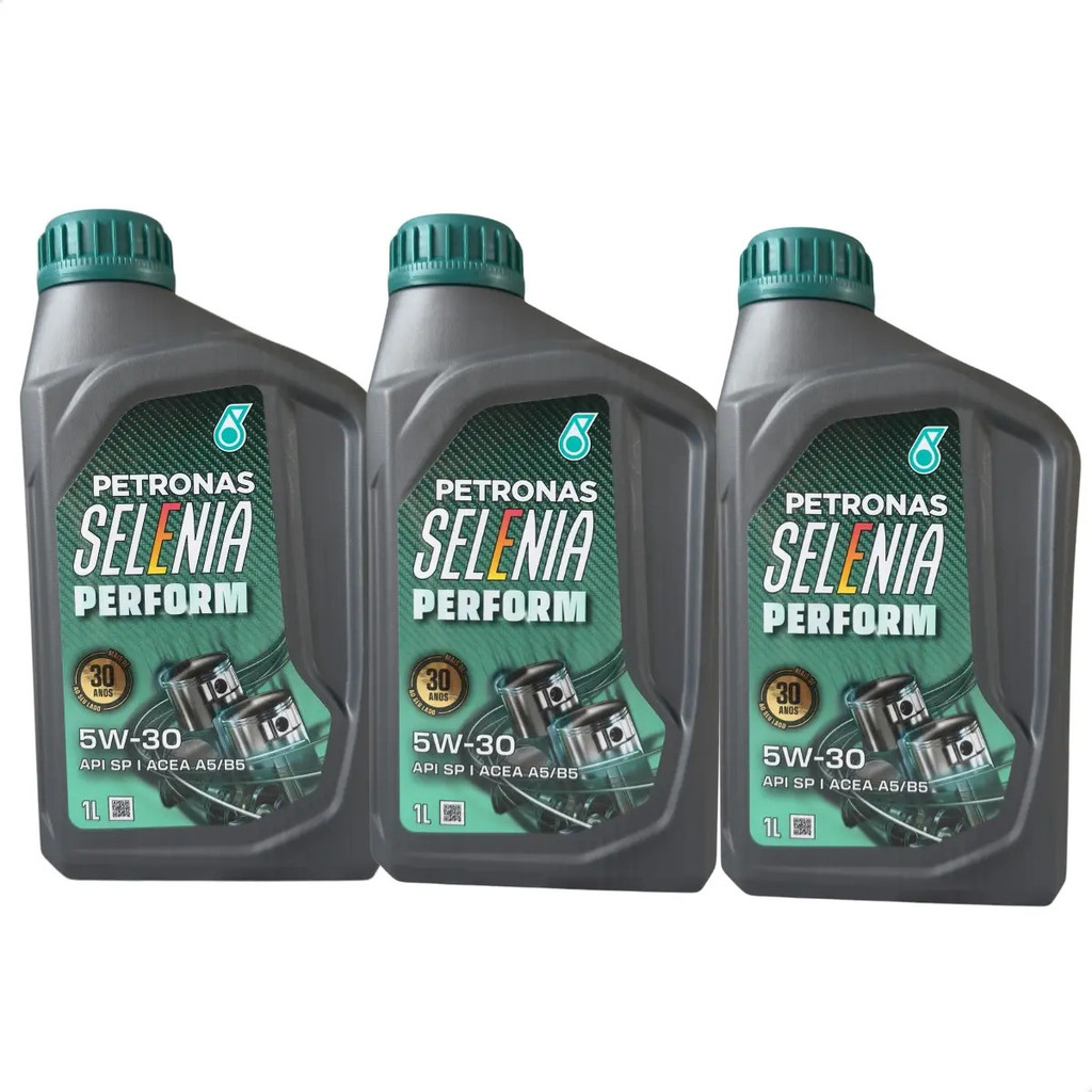 Kit 3 Óleos De Motor Sintético Petronas Selenia Perform 5w30