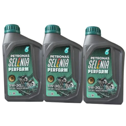 Kit 3 Óleos De Motor Sintético Petronas Selenia Perform 5w30