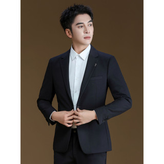 POWO terno elástico alto masculino de negócios Casual Formal Wear 2025 novo estilo primavera outono jaqueta versão corea