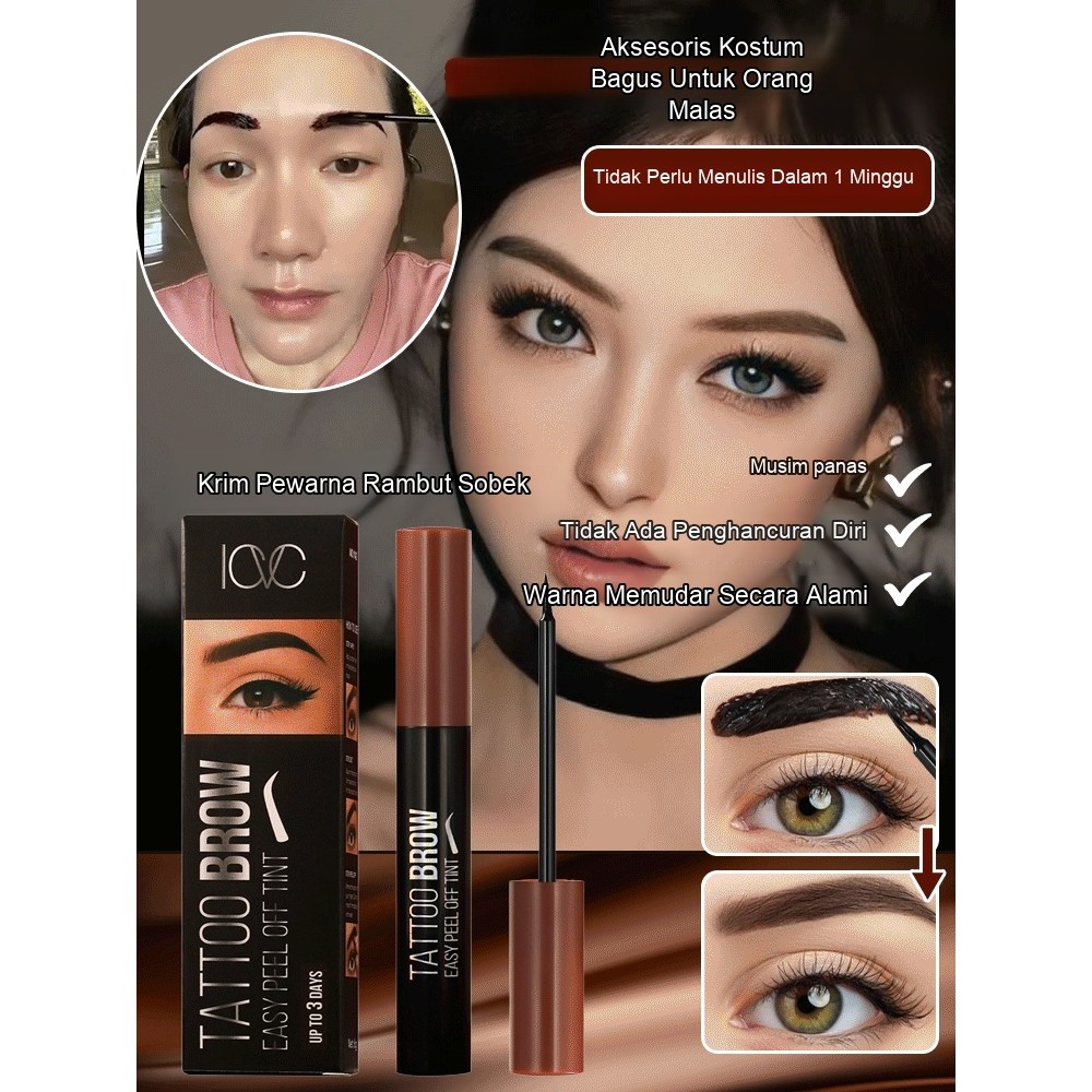 [Efeito Natural] Gel Peel Off/Tinta Para Sobrancelhas/Sobrancelhas Definidas/Longa Duração