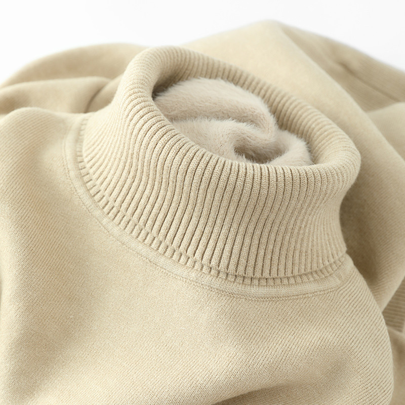 O inverno não está congelado, o suéter está intrigante!Suéter masculino K Knitwear Nano de uma peça de lã espessada e ju