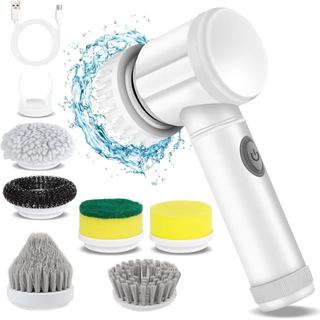 Escova rotativa elétrica – escova para chuveiro, escova elétrica para banheiro, utilizada para limpar banheiras, pisos, 
