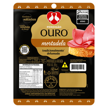Mortadela Defumada Perdigão Ouro