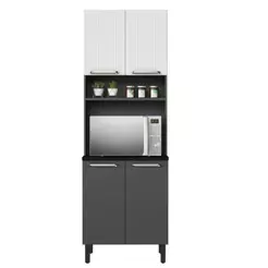 Paneleiro 70cm em Aço Grafite/Off White com Espaço para Forno Itatiaia Midi Pop Art i3