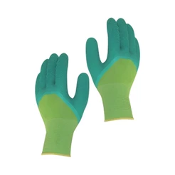 Luva Corrugada Verde Coleta Lixo Jardinagem Pedreiro Epi Ca