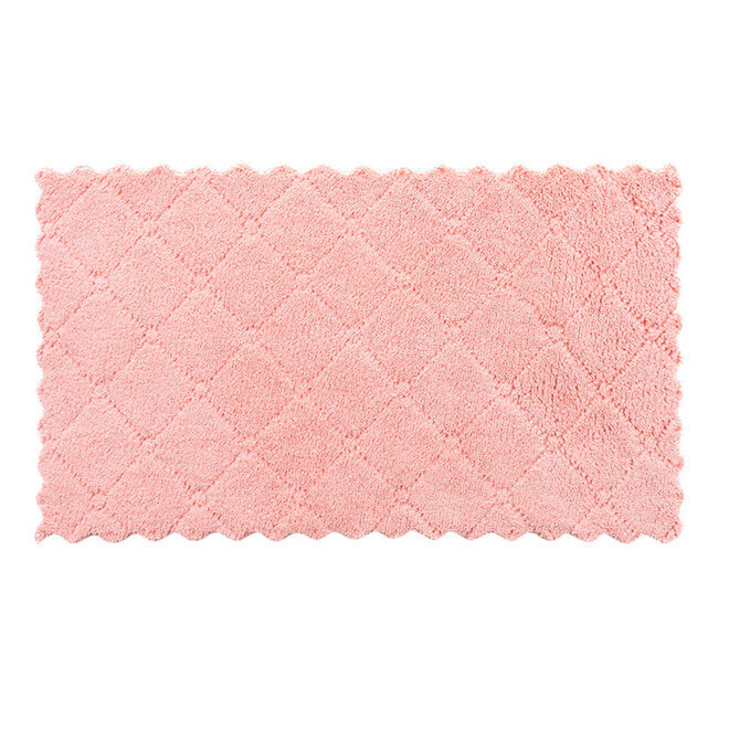 Conjunto 10 Peças Panos Flanela Cozinha Coral Grossos 15x25cm