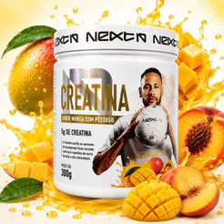 Creatina Monohidratada 100% Pura 300g Sabor Manga com Pêssego Next 10 Original