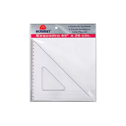 Esquadro poliestireno 26cm x 45 graus 542 Acrimet