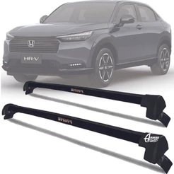 Rack Teto Aluminio Prime Honda HRV S/LONGARINA 22-26 PRETO