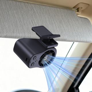 lipFanBateria360 °   Ventilador rotativo, mini ventilador, 13000 RPM, ventilador portátil com luz LED, ventilador para c