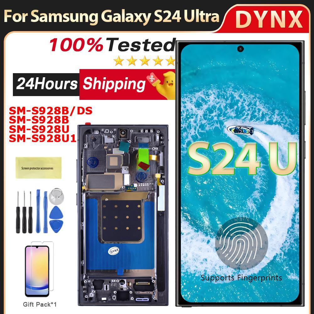 Tela Super AMOLED Para Samsung Galaxy S24 Ultra LCD De Toque SM-S928B S928U/DS S