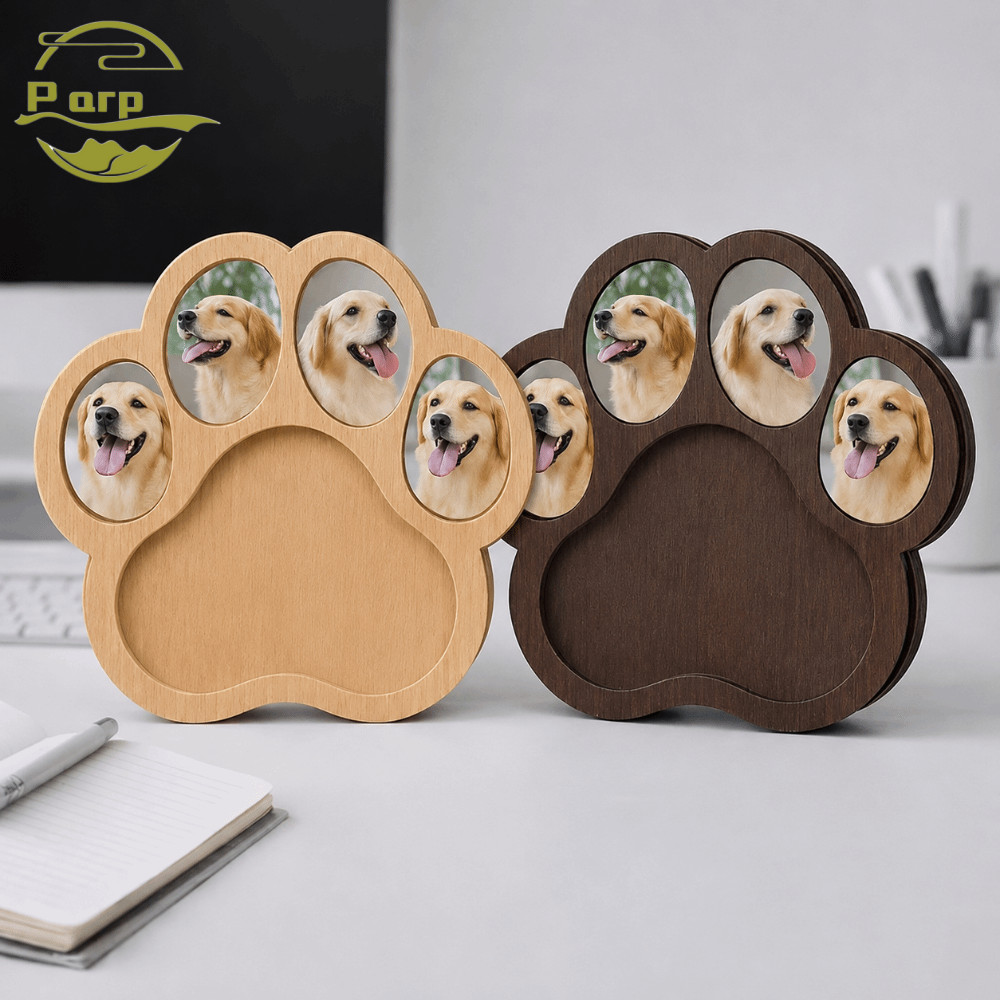 PARPERTY1 Caixa De Lembrança De Pele De Animal De Estimação , Com Porta-Retratos , Memorial Para Animais Exibição De Fot