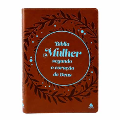 Bíblia Mulher Segundo o Coração de Deus | King James | Capa Marrom