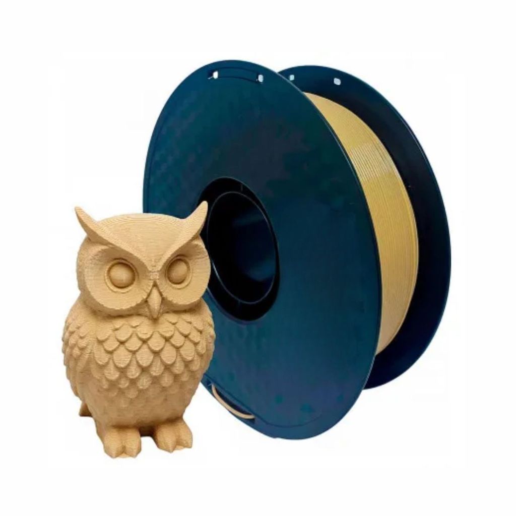 FILAMENTO 3D - PLA MADEIRA - 1KG (1.75MM)