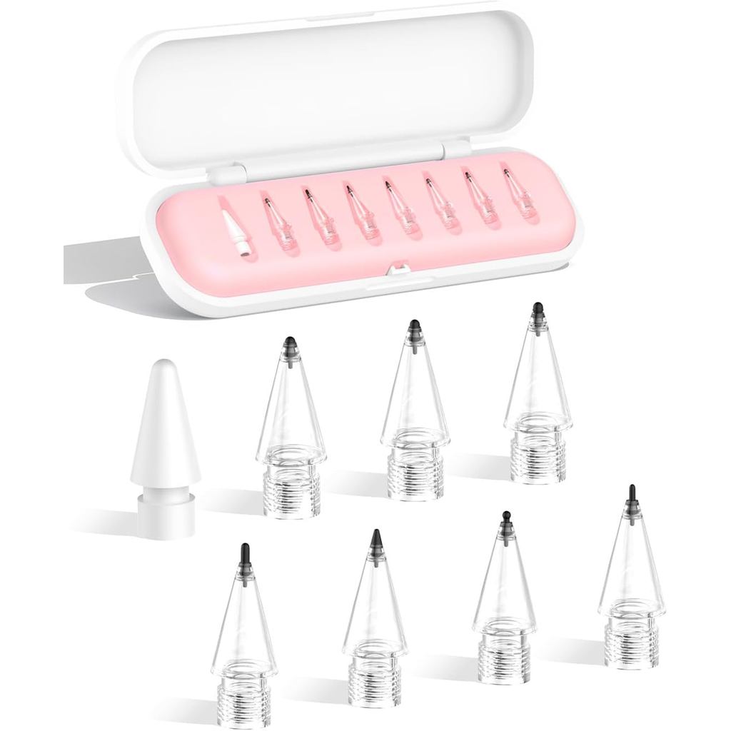 XYOFUN Kit com 8 Pontas de Substituição em Fibra de Carbono para Apple Pencil Pr