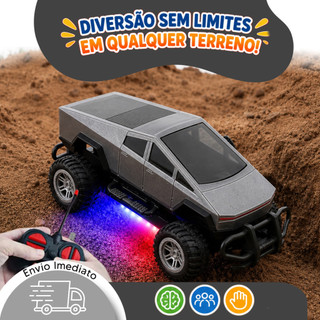 Carrinho Speed King Controle Remoto Radical Com Luz LED Infantil