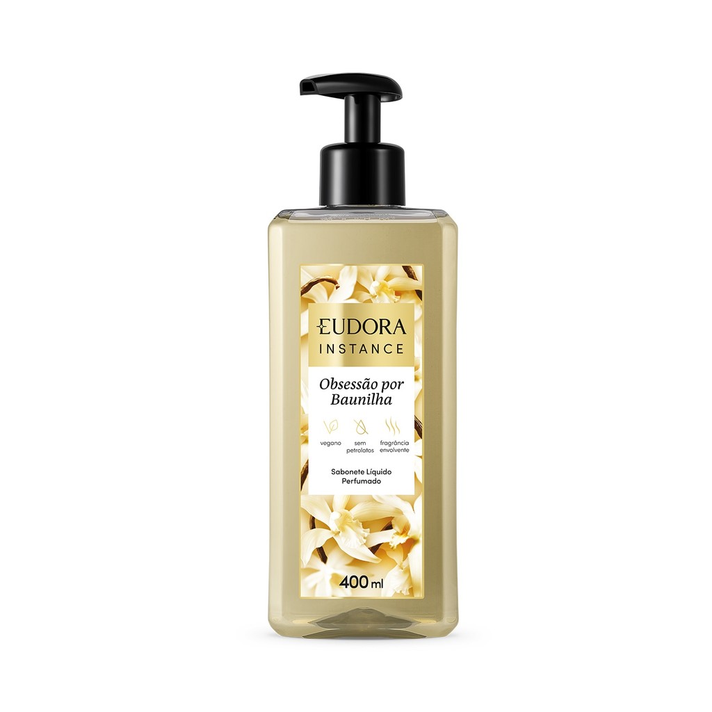 Eudora Instance Sabonete Líquido Corporal Baunilha 400ml