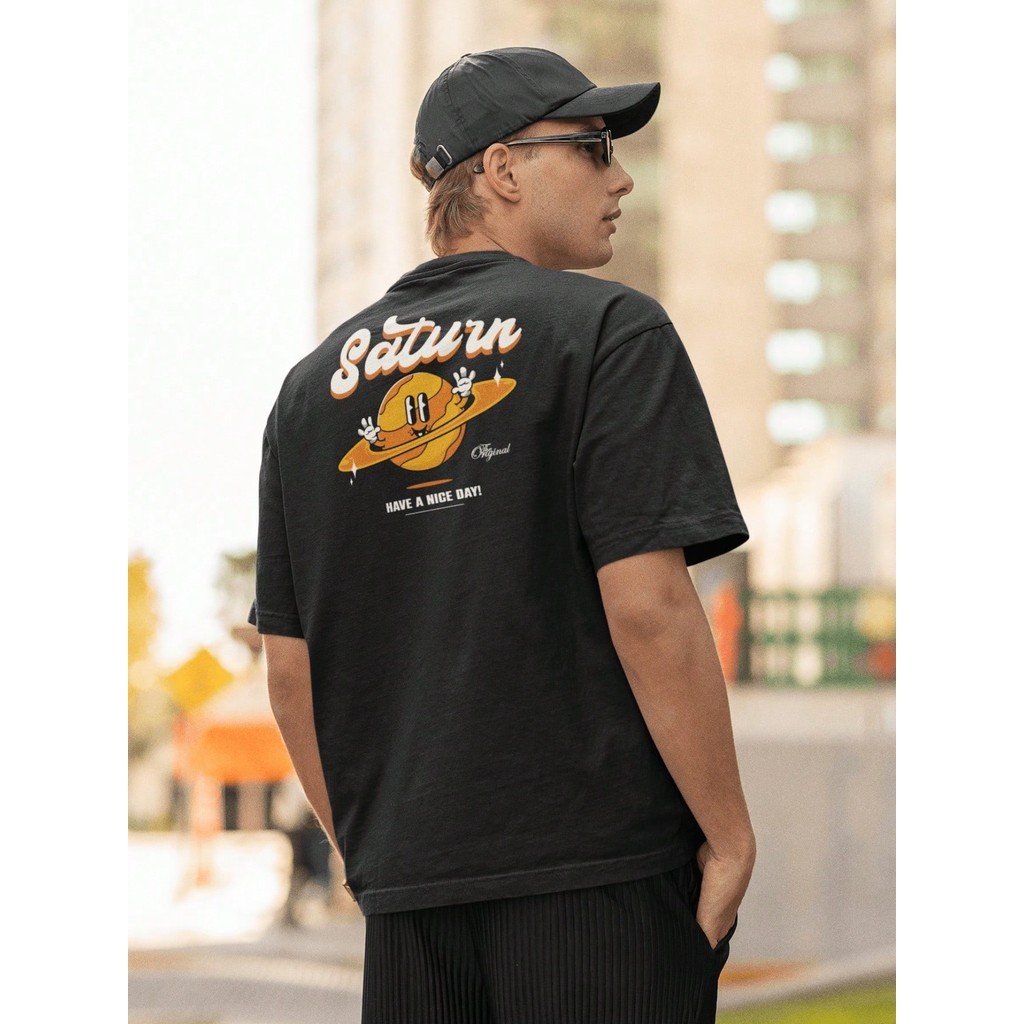 Camisa Camiseta Oversize Gola Alta Streetwear Masculino e Feminino Treino  Academia Dia a Dia Preto e Off Whte Estampado