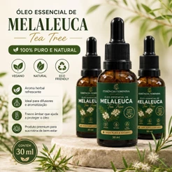 Óleo de Melaleuca 30ml Pronto para aplicar na Rosto, Pele, unha Micose, calcinha Tea Tree