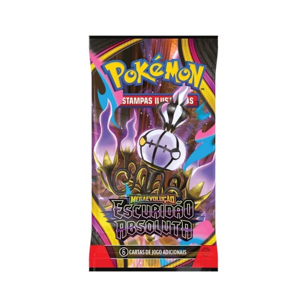 Pacote Booster Pokémon TCG Escuridão Absoluta 6 Cartas