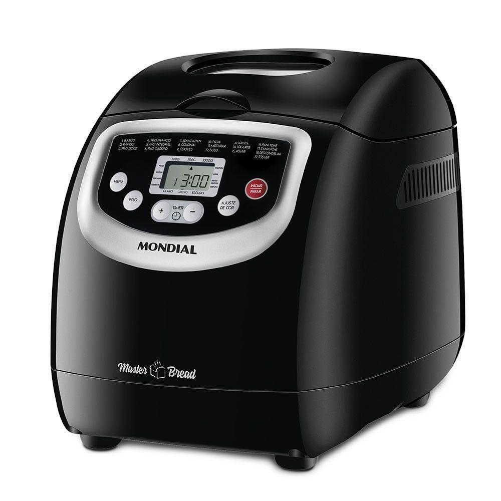 Panificadora Automática Mondial NPF-53 19 Programas 700W Preto 220V