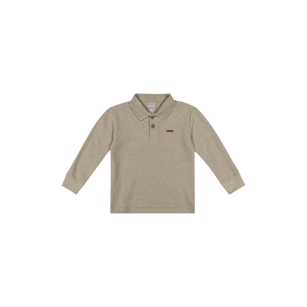 Camisa Polo Infantil Menino Malha Tricô Colorittá Verde