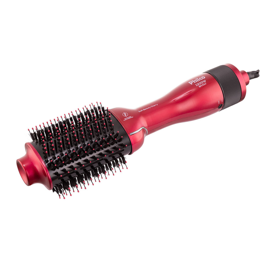 Escova Secadora Philco 4 em 1 Bivolt Soft Beauty Cherry · foto 2