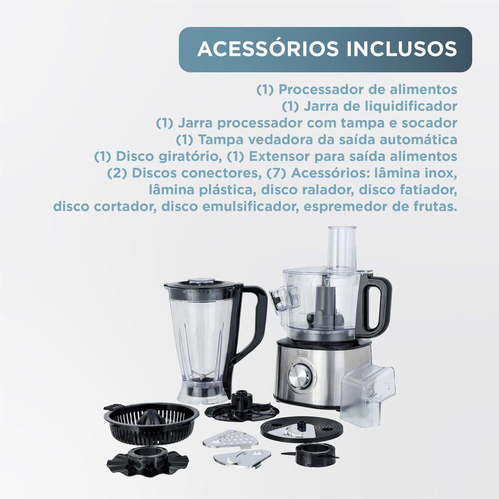 Multiprocessador de Alimentos Black+Decker 1000W PROCG — imagem 2 de 2