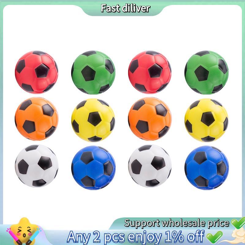 12 Pçs Colorido Mão Futebol Pequena Bola Exercício Macio Elástico Alívio Do Estresse Criança Brinquedo Adulto Massagem B