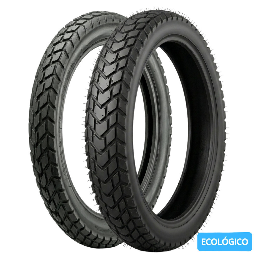 PAR DE PNEU BROS 90/90-19 + 110/90-17 BROS 125 BROS 150 BROS 160 XRE 190 BROZ