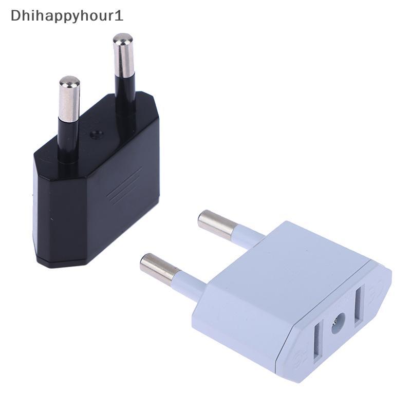 DHI 2 Pçs Adaptador Da Ue Conversor De Viagem Americano China Eua Para Plug Euro Elétrico AC Soet N