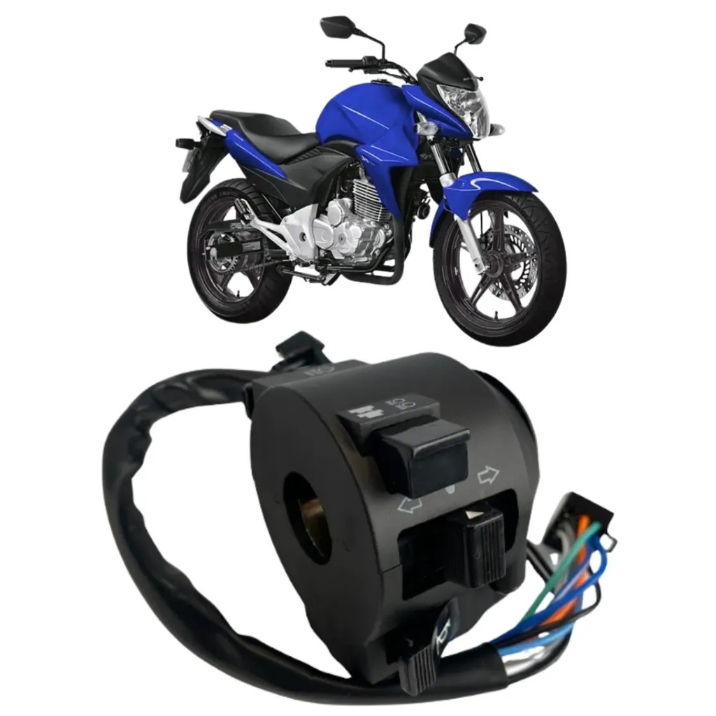 CHAVE DE LUZ CB 300 2009 2010 2011 2012 2013 2014 2015 SETA BUZINA SPEC ORIGINAL ENCAIXE PADRAO MELHO PREÇO
