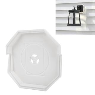 housespace.br Bloco de montagem octógono Placa de montagem de luz externa para luminárias LED Instalação vertical