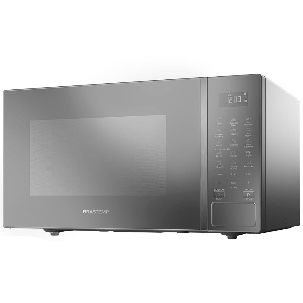 Forno de Micro-ondas Brastemp BMS46AR Alta Capacidade com 18 Receitas Pré-Programadas 32L