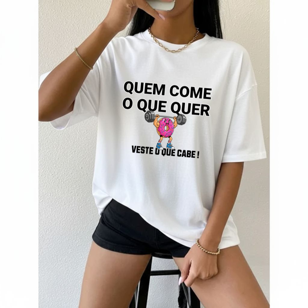 [Camiseta Premium em Algodão Puro]LA  Camiseta blusa feminina e masculina para treino engraçadas confortaveis tecido fre