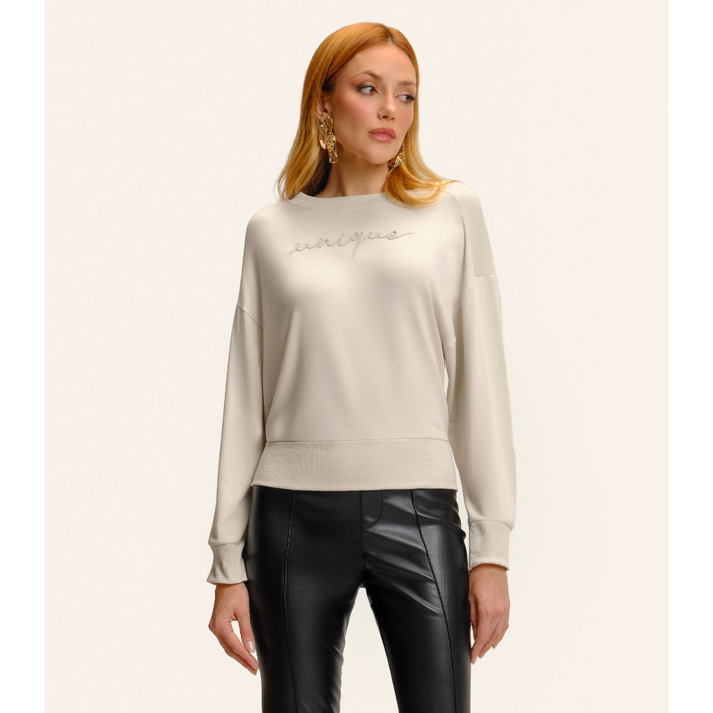 Blusão Feminino Molecotton Endless Bege