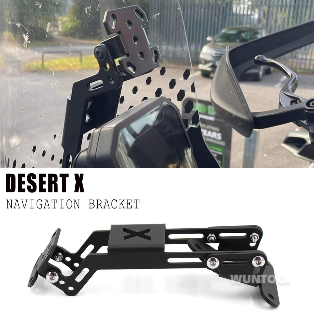 Para Ducati Desert X DesertX 2022 Novos Acessórios Da Motocicleta CNC Alumínio GPS Navegador Suporte De Navegação