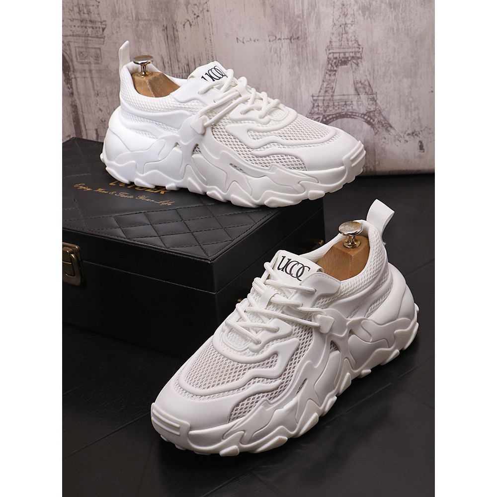 Papai sapatos verão respirável moda sapatos esportivos masculinos na moda sapatos casuais masculinos sapatos de malha oc