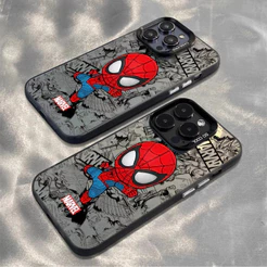 Capinha Capa Para Motorola Moto G10 G20 G30 G22 G24 G34 G52 G54 G60 G84 E22 E40 À Prova de Choque Fosca Spider-Man