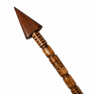 Lança  Indígena  em Madeira  85 cm  Umbanda Candomblé