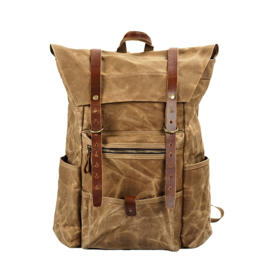 Novo europeu americano Retro masculino mochila ao ar livre à prova dwaterproof água caminhadas saco High-End acampamento