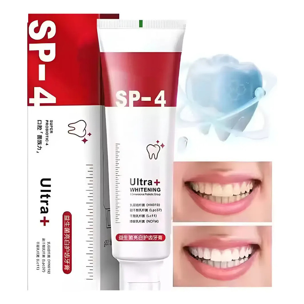 Creme Dental Probiótico Clareador Branqueamento Eficaz Pro